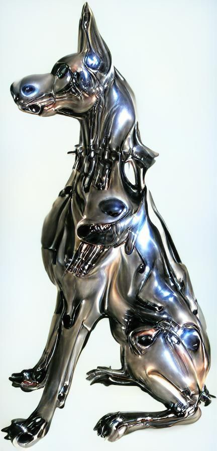 Futuristic Robot Dog: AI-Generated Companion