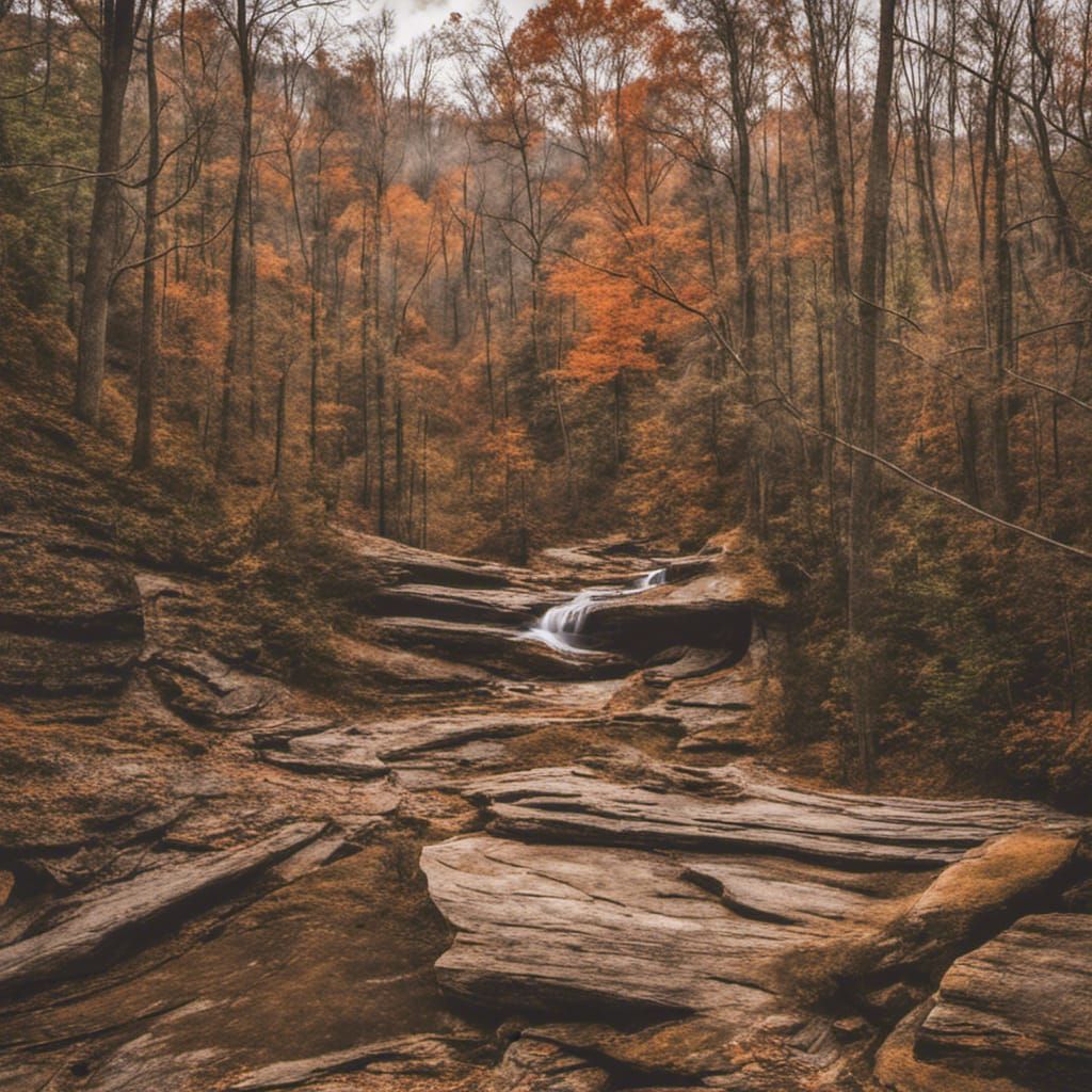 Scenic View of Red River Gorge