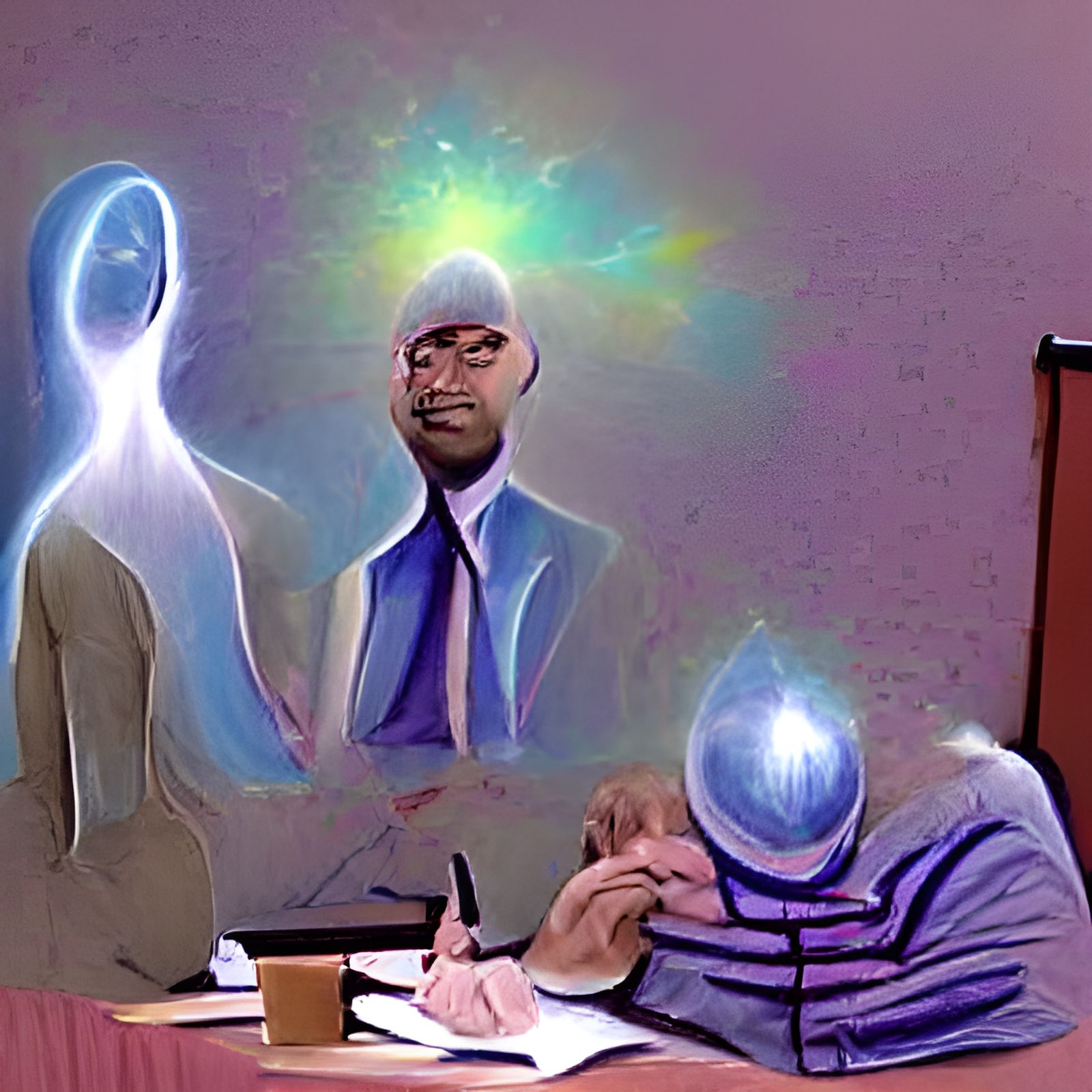 Astral Projection During a Tedious Meeting