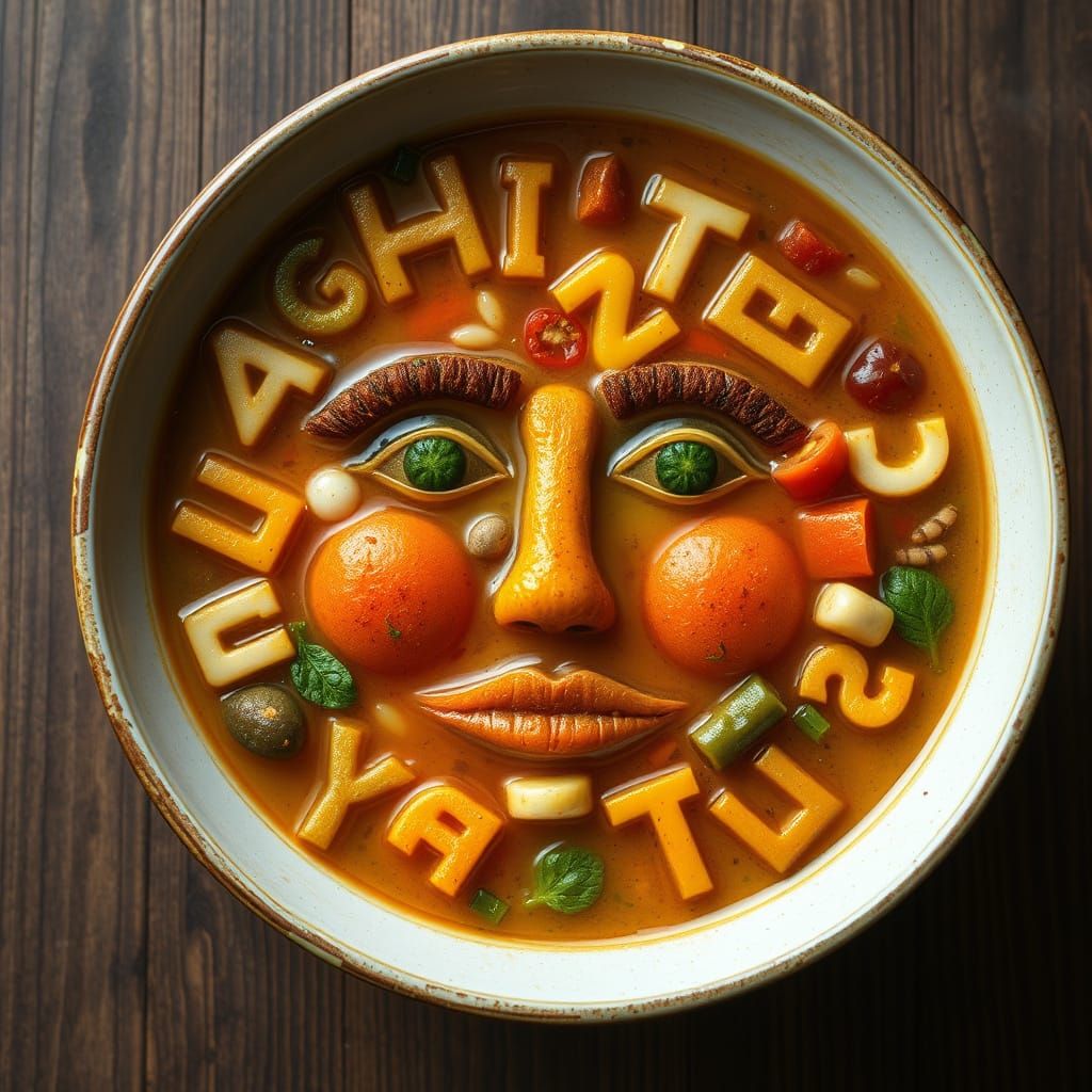 Mysterious Alphabet Soup Avatar