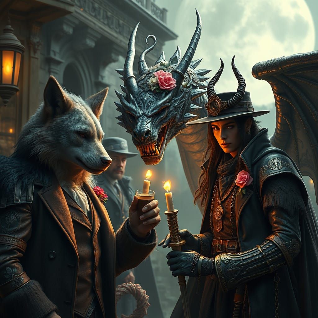 Werewolf Mafia Meets Steampunk Sorcerer in Epic Cinematic Sc...