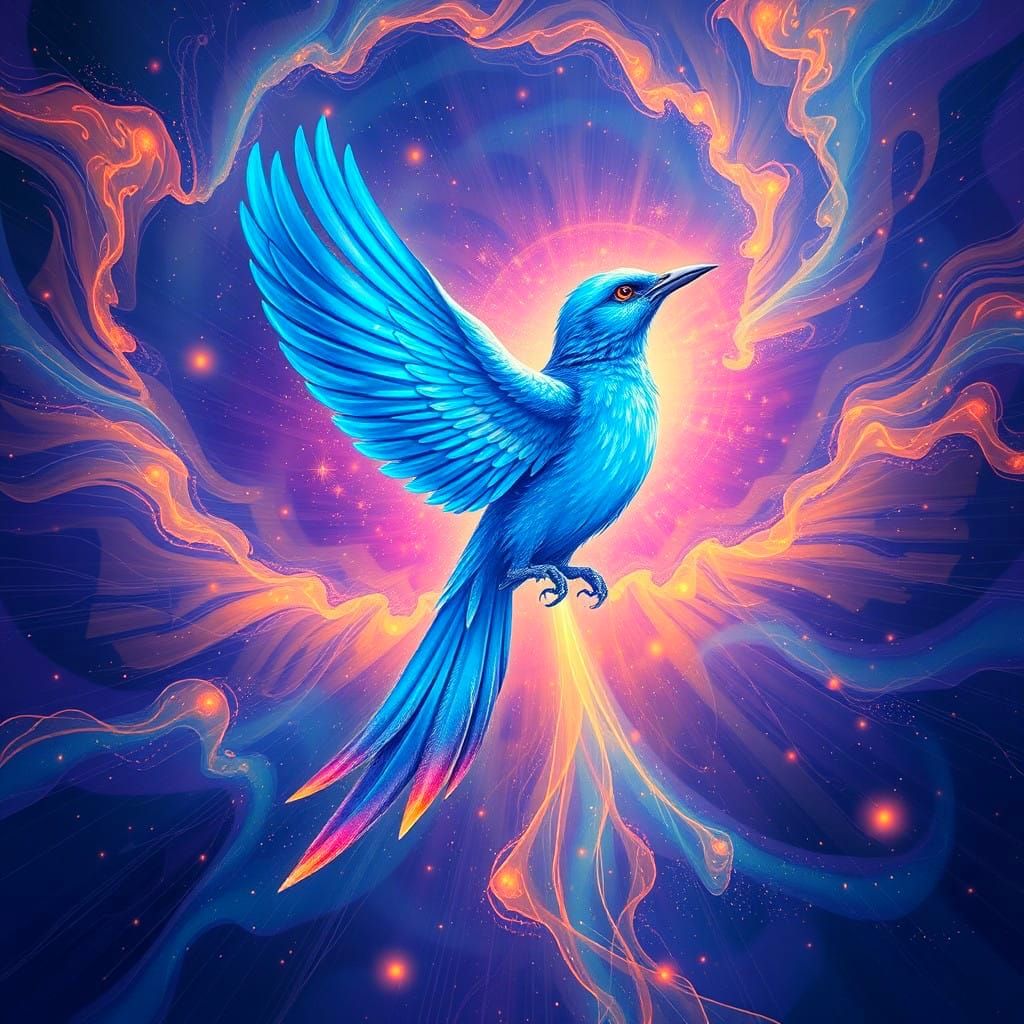 Luminous Blue Bird Transcends to Higher Realm