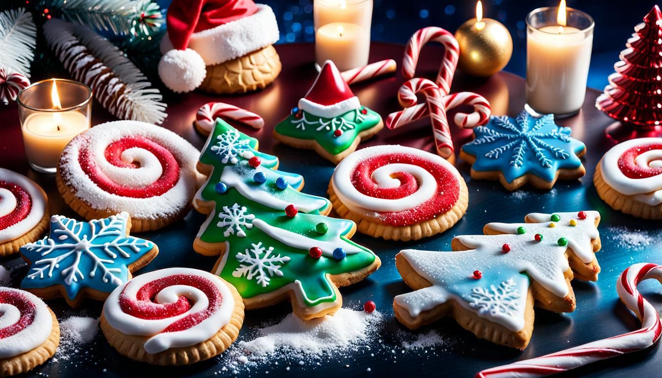 Christmas Cookies Concept Art in Fantasy Style