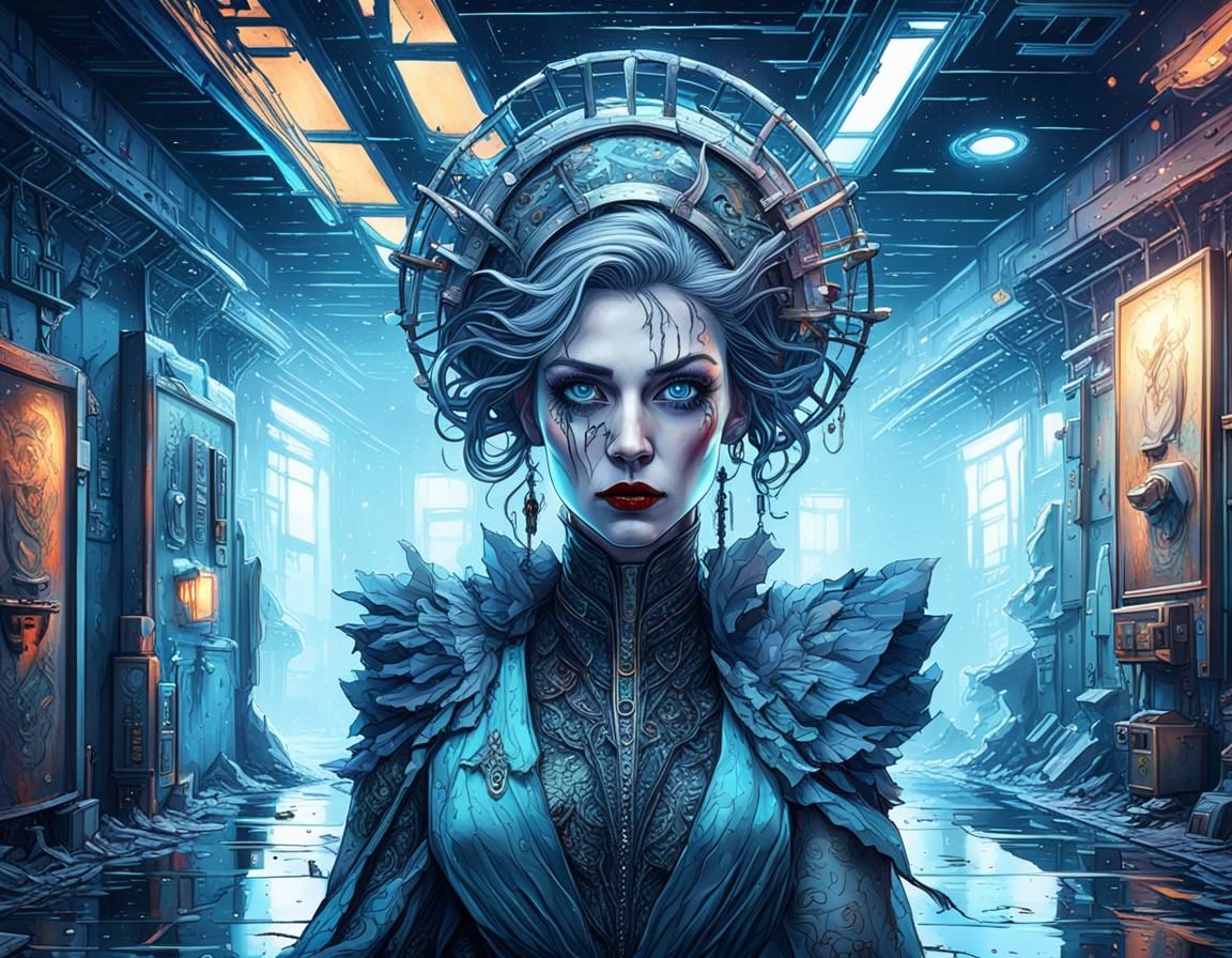 Sad Woman in Space: A Horror Fantasy Concept