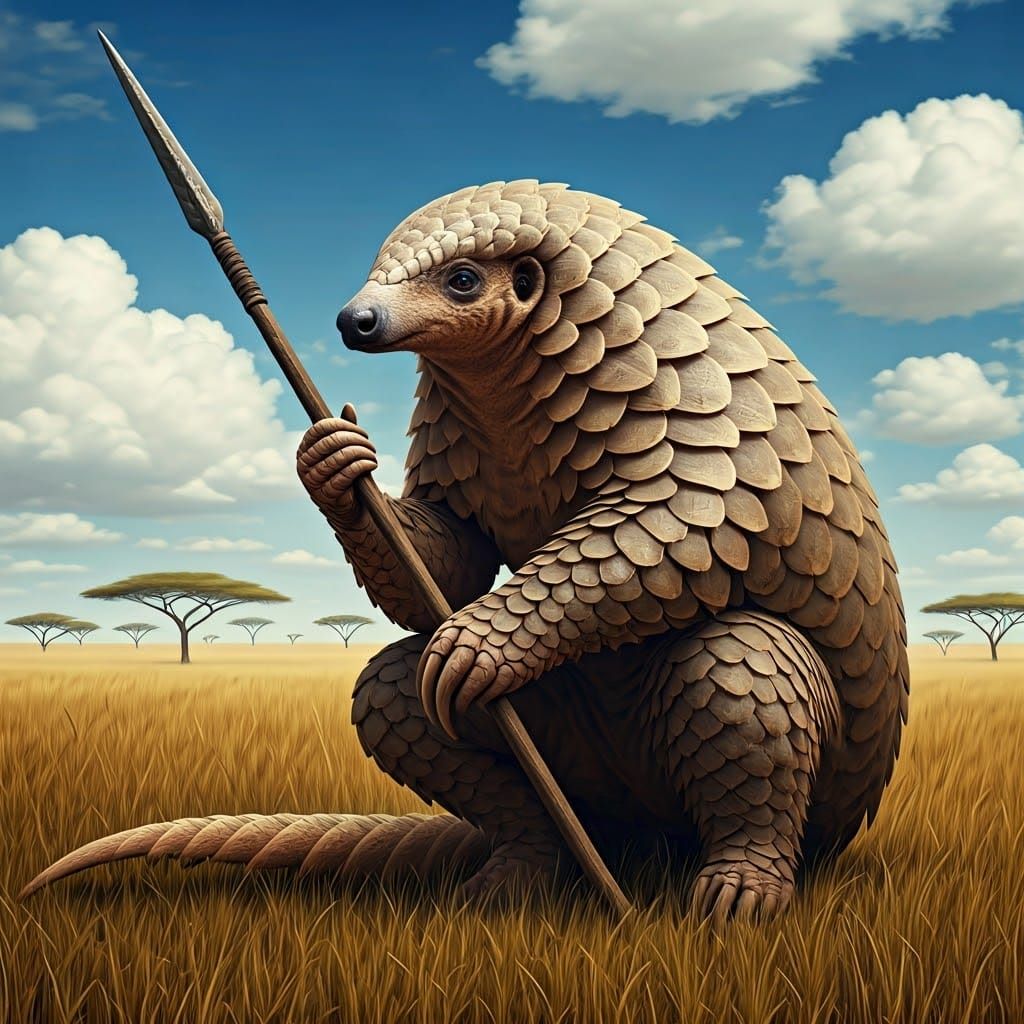Savannah Guardian in Pangolin Form