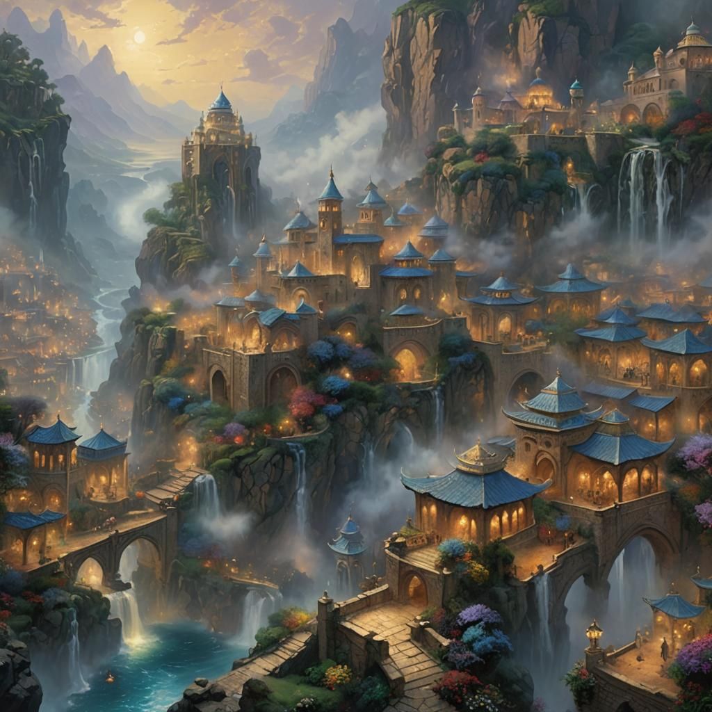 Ethereal Prince of Persia Fantasy Scene