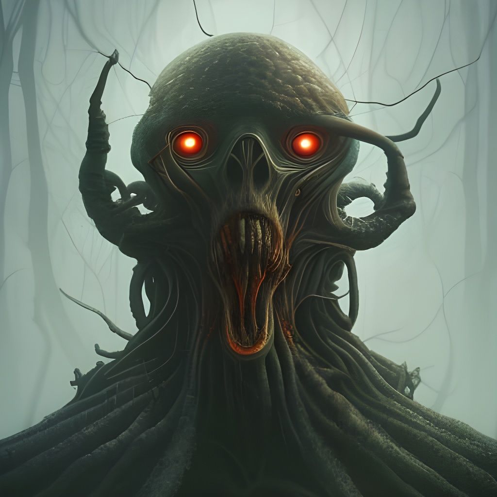 Creepy Post-Apocalyptic Creature Concept Art