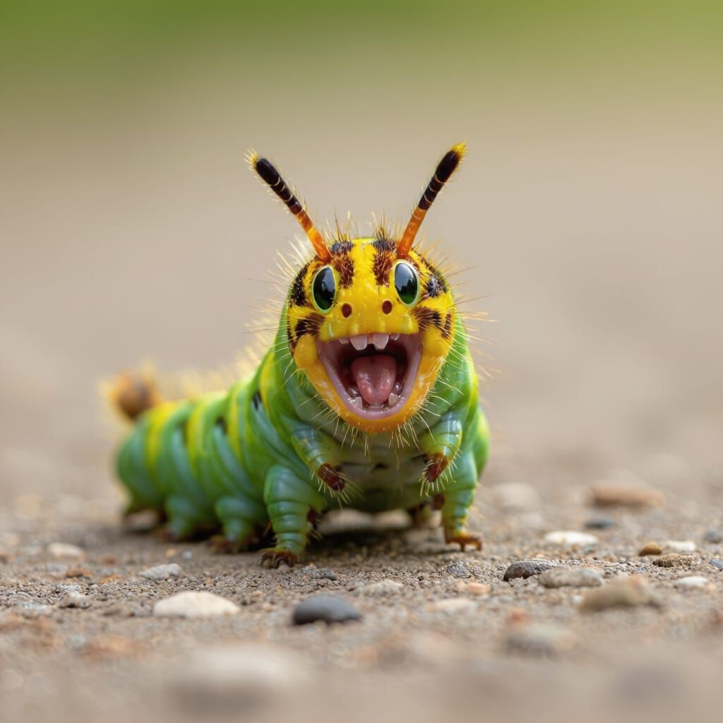 A Very Excited Caterpillar