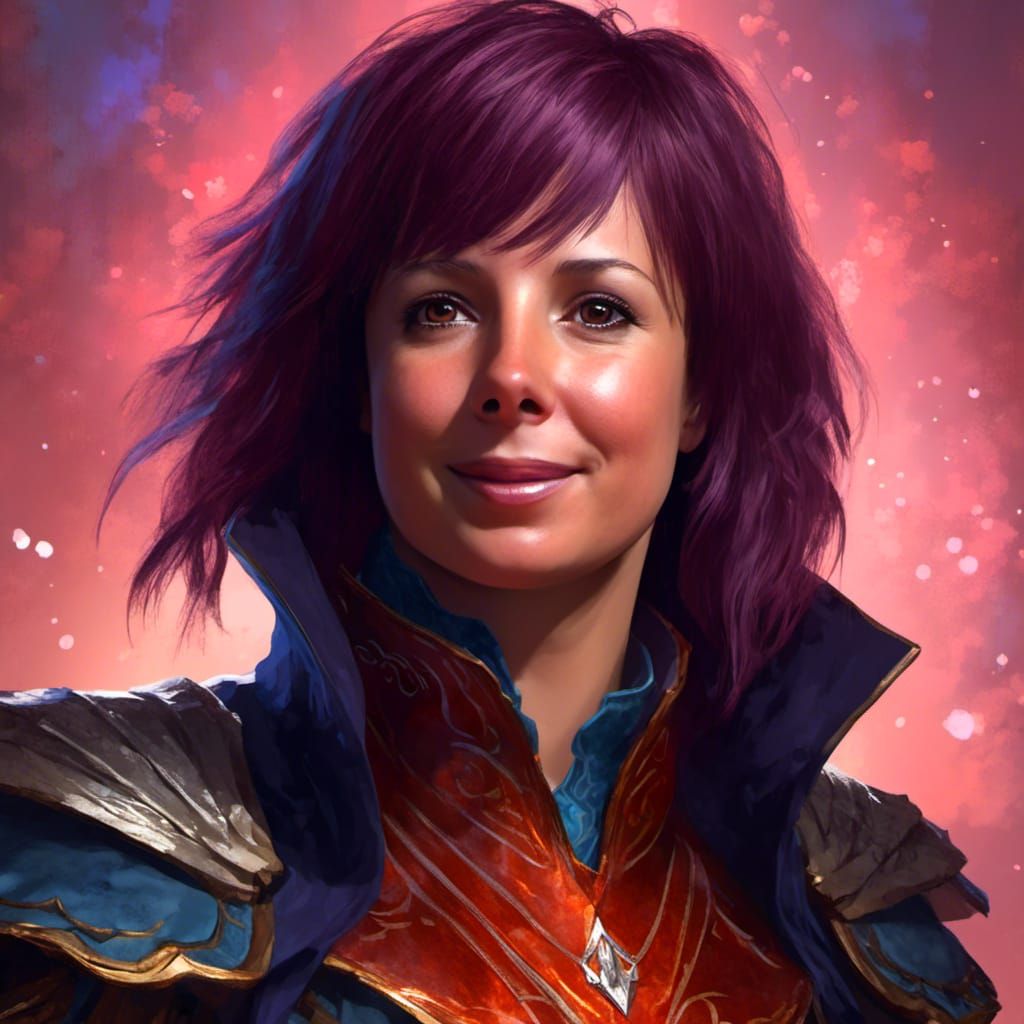 Fantasy Portrait in Video Game Art Style