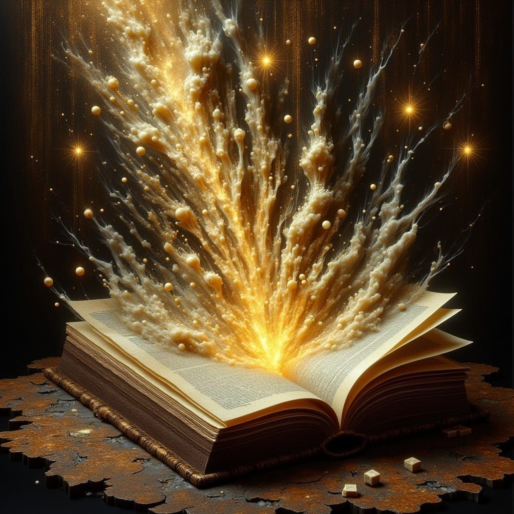 Mystical Tome Unleashes a Whirlwind of Words