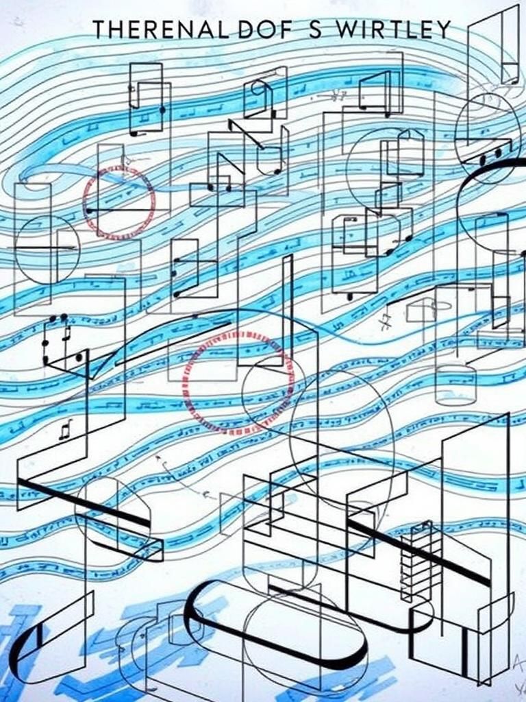 Winding River: Flow of Time in Geometric Abstraction