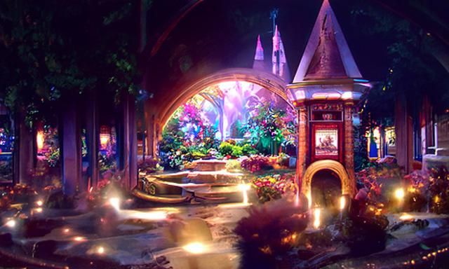 Fairytale Portal: Garden Atrium in Multiple Dimensions