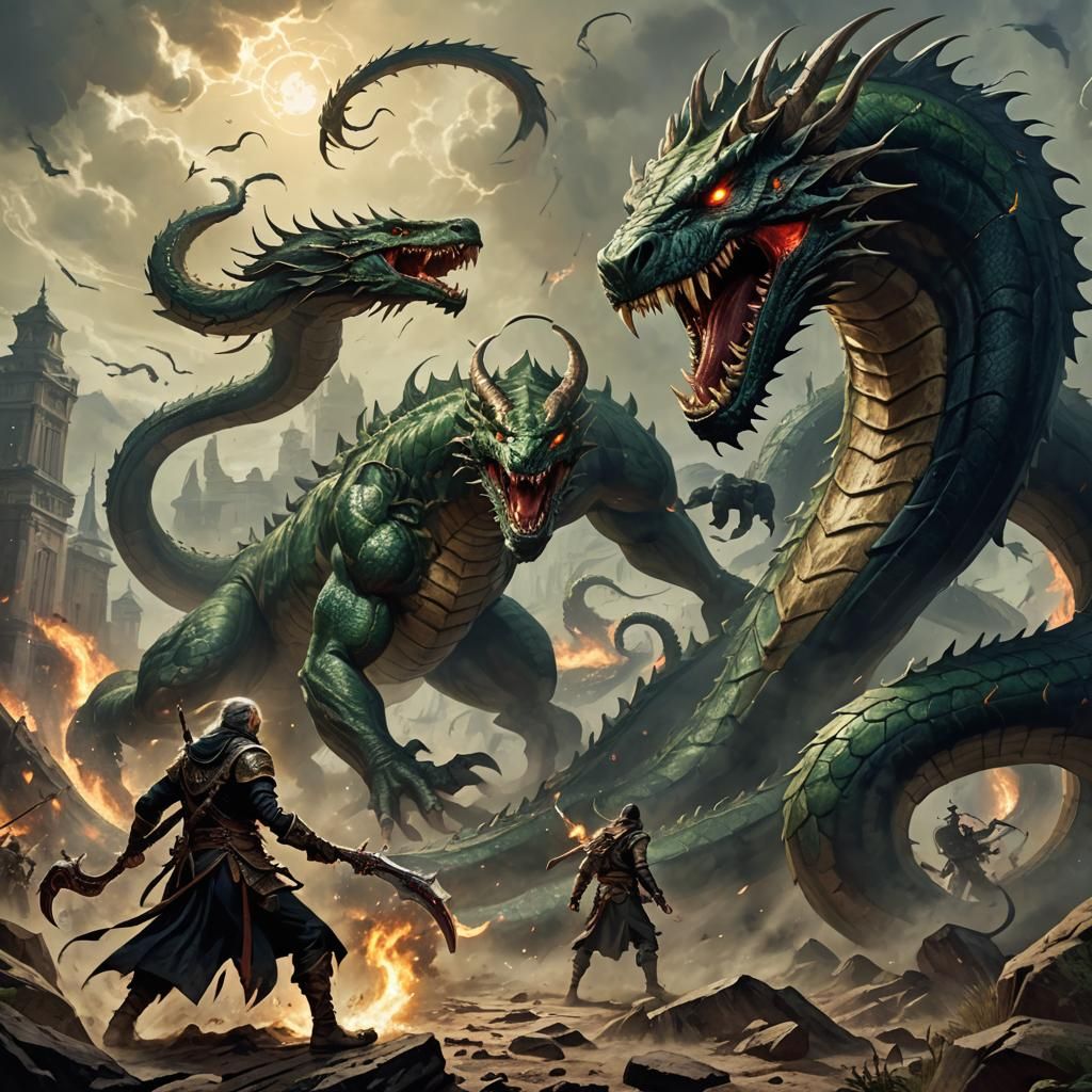 Epic Battle: World Eater vs World Serpent