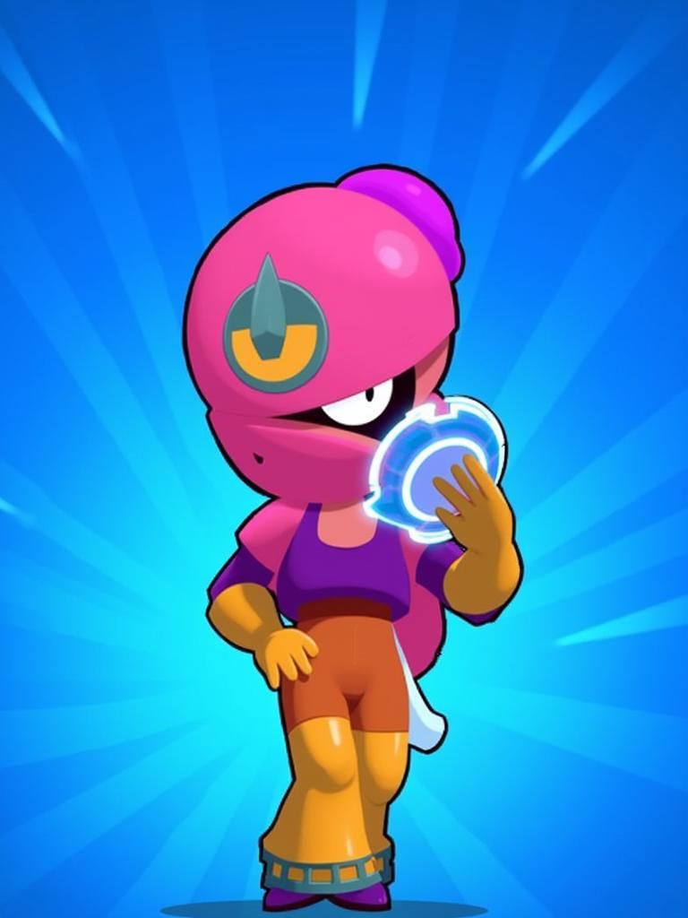 Fierce Violet Warrior in Pixel Art Style