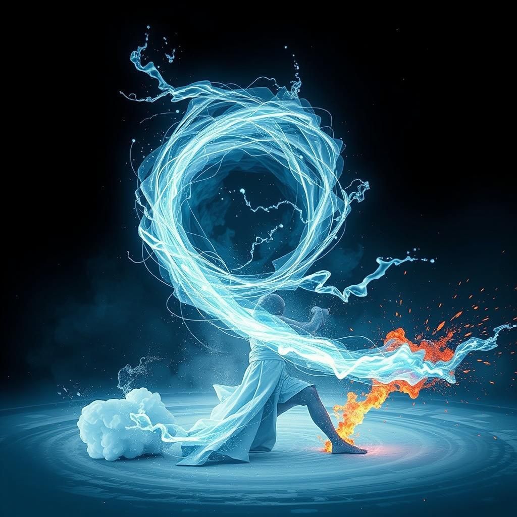 Airbender Creates Tornado: A Digital Masterpiece