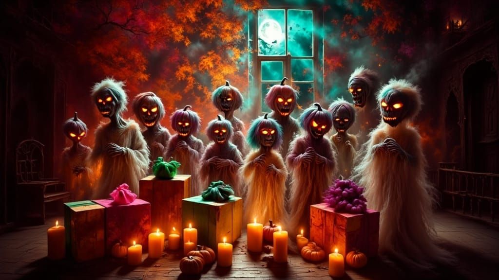 Undead Carolers Blend Halloween and Christmas Haunts