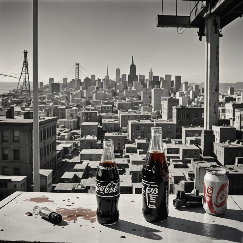 San Francisco B&W Photo in Industrial Loft Setting