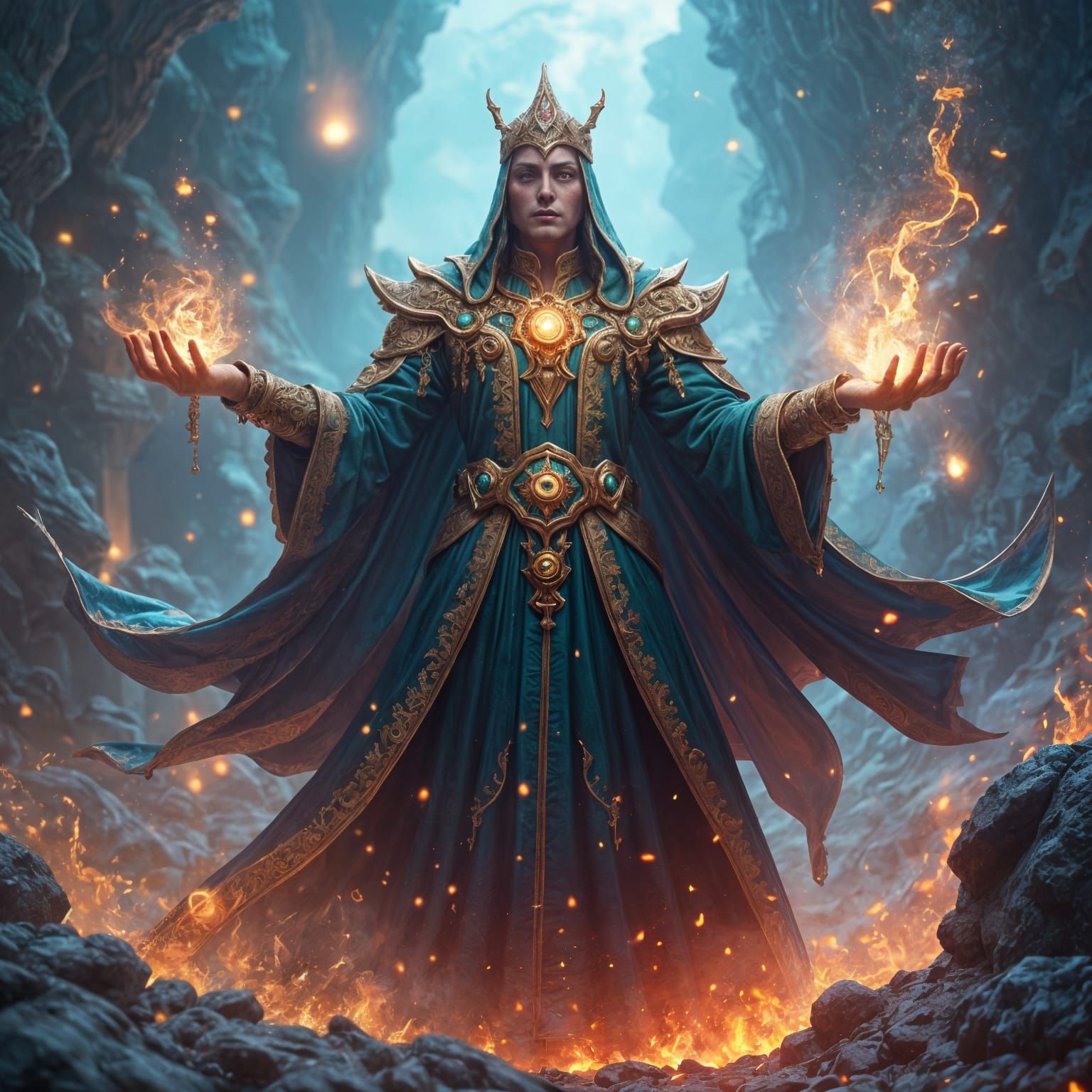 Alchemist of Abundance with Open Arms