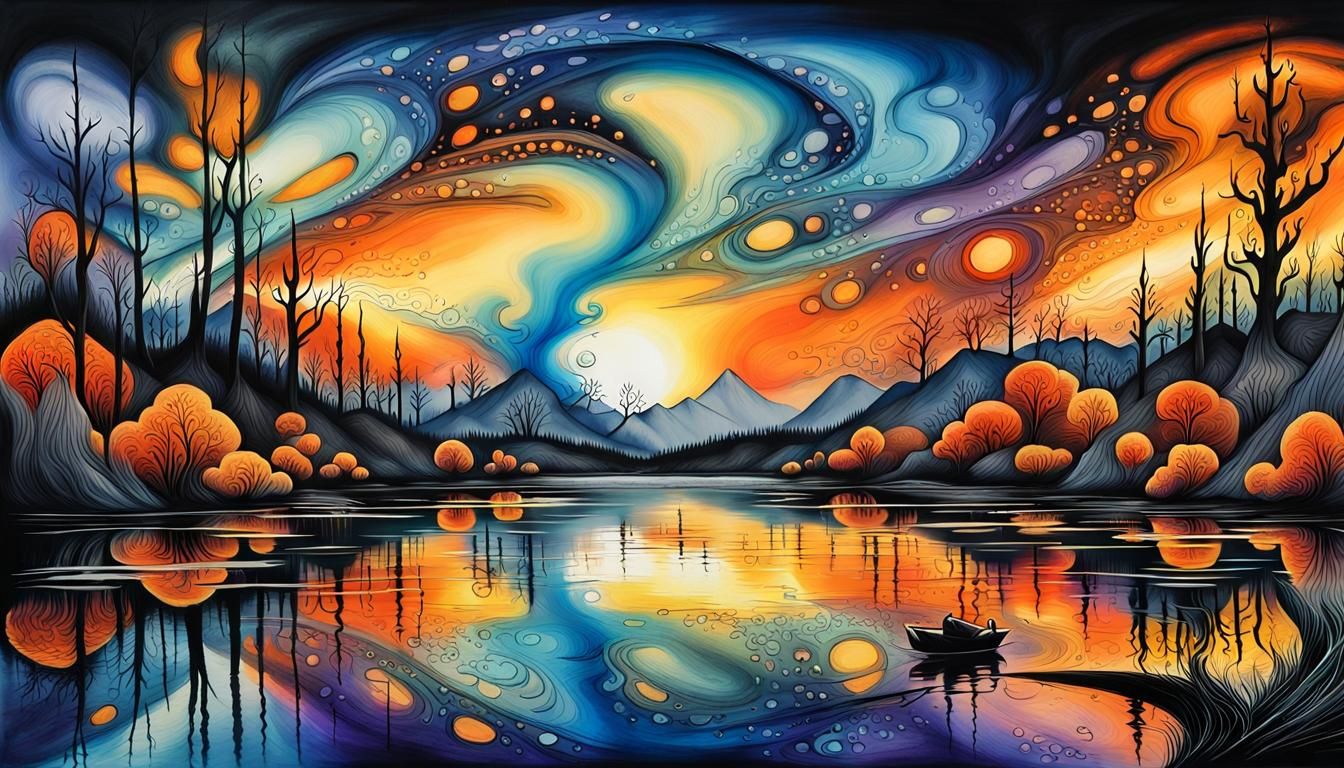 The catastrophic multicolored and phosphorescent beauty of h...