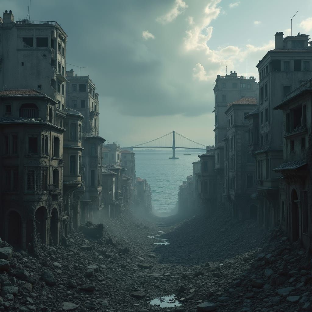 Earthquake Ravages Istanbul: A Dystopian Vision