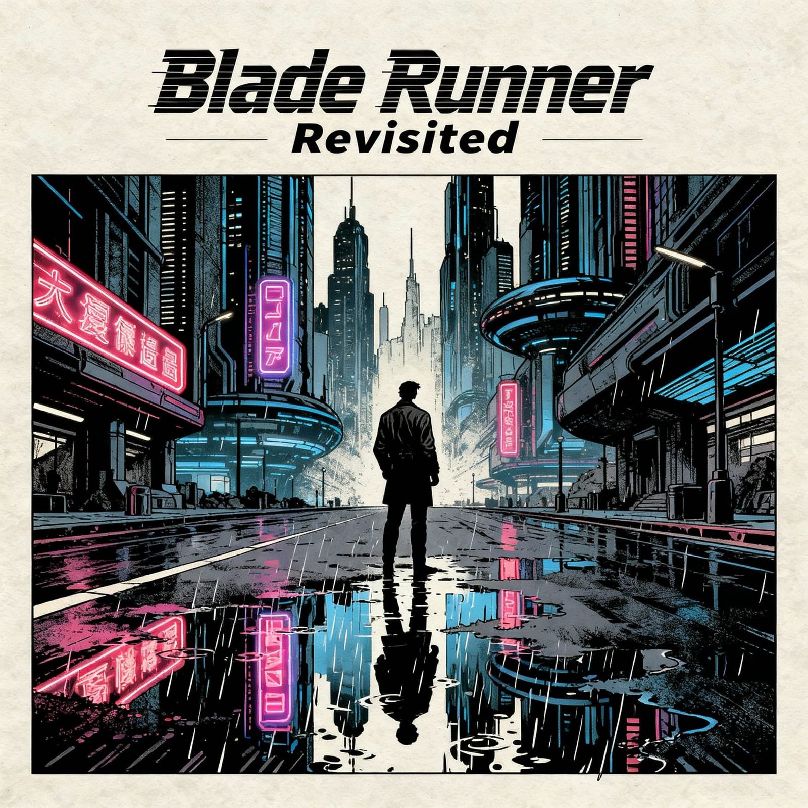 Blade Runner Revisited: Comic Style Movie Poster