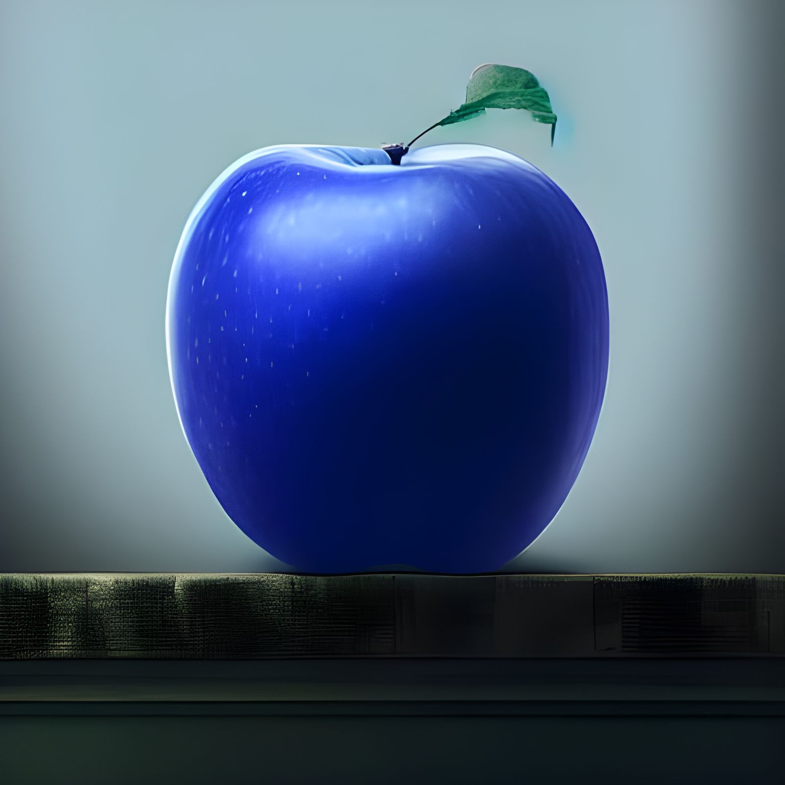 Green Apple Tree Leaf Close-Up