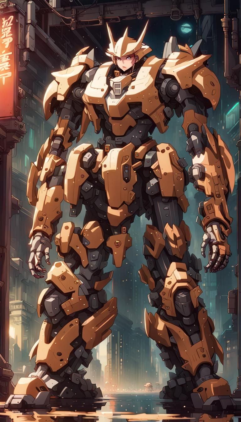 Mecha Girl with Broken Armor, Anime Key Visual