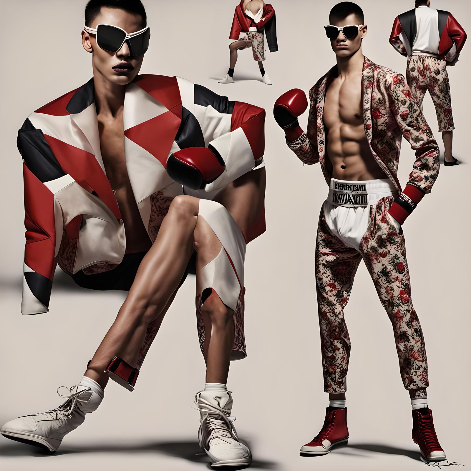 Boxer Inspired High Fashion Design