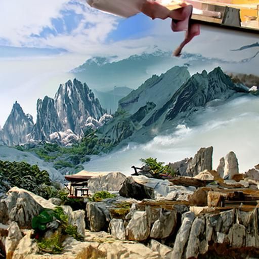 I Suppose You Know Karate: Matte Painting
