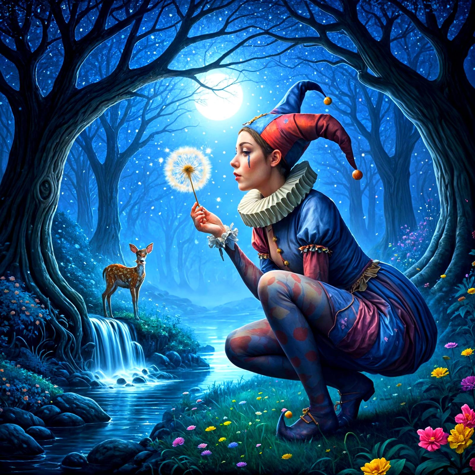 The Jester's Dandelion Wish