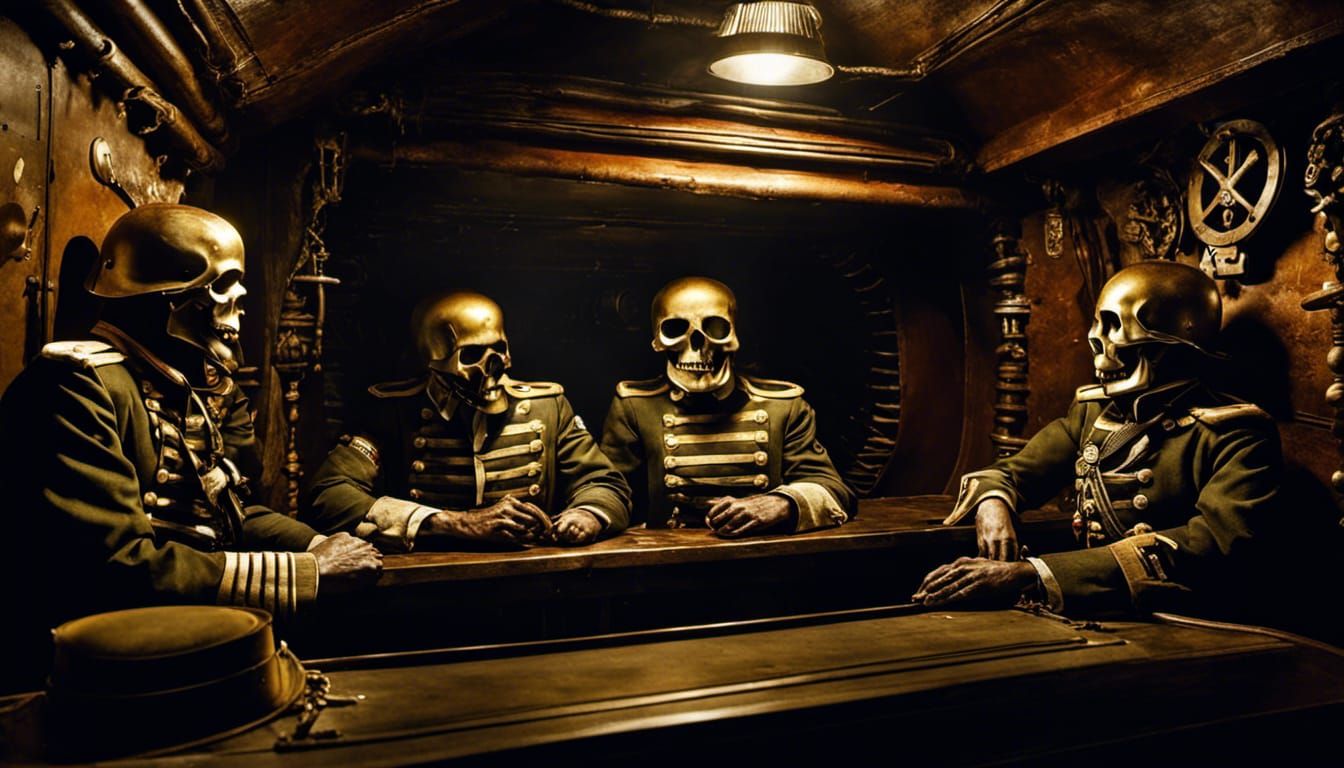 Secret group of pirates at a hideout atva super special secret meeting in disguise...