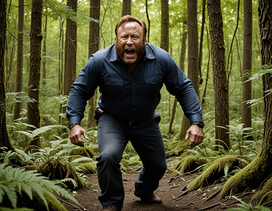 Infowars Patriot Battles Legendary Sasquatch