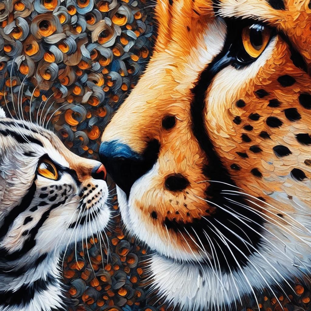 Cat Meets Cheetah