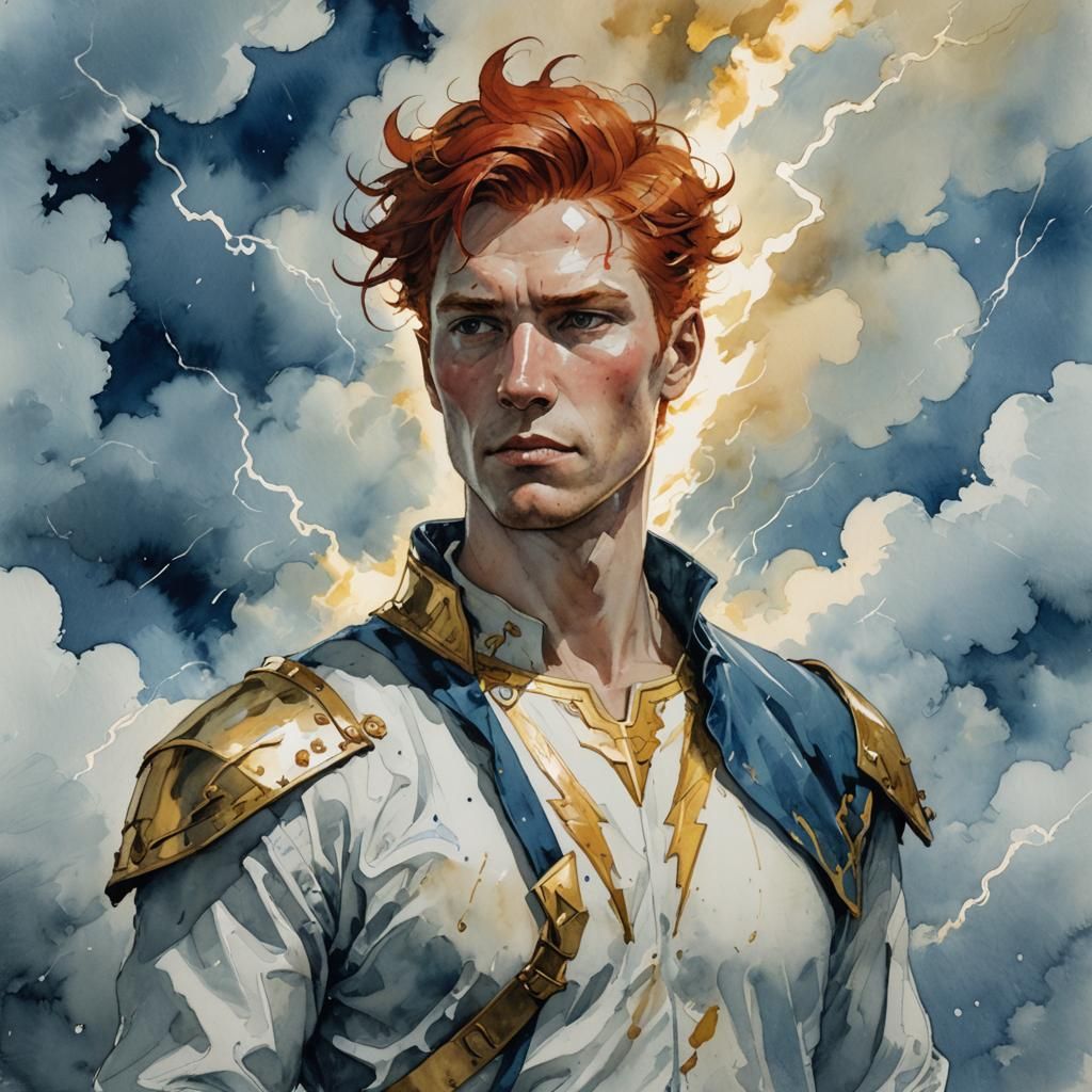 red-haired god