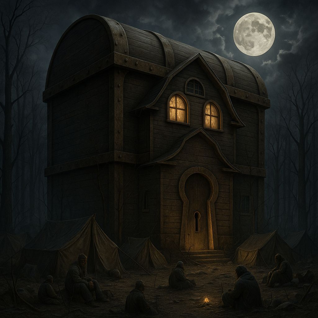 Treasure Chest Building in Creepy Woods