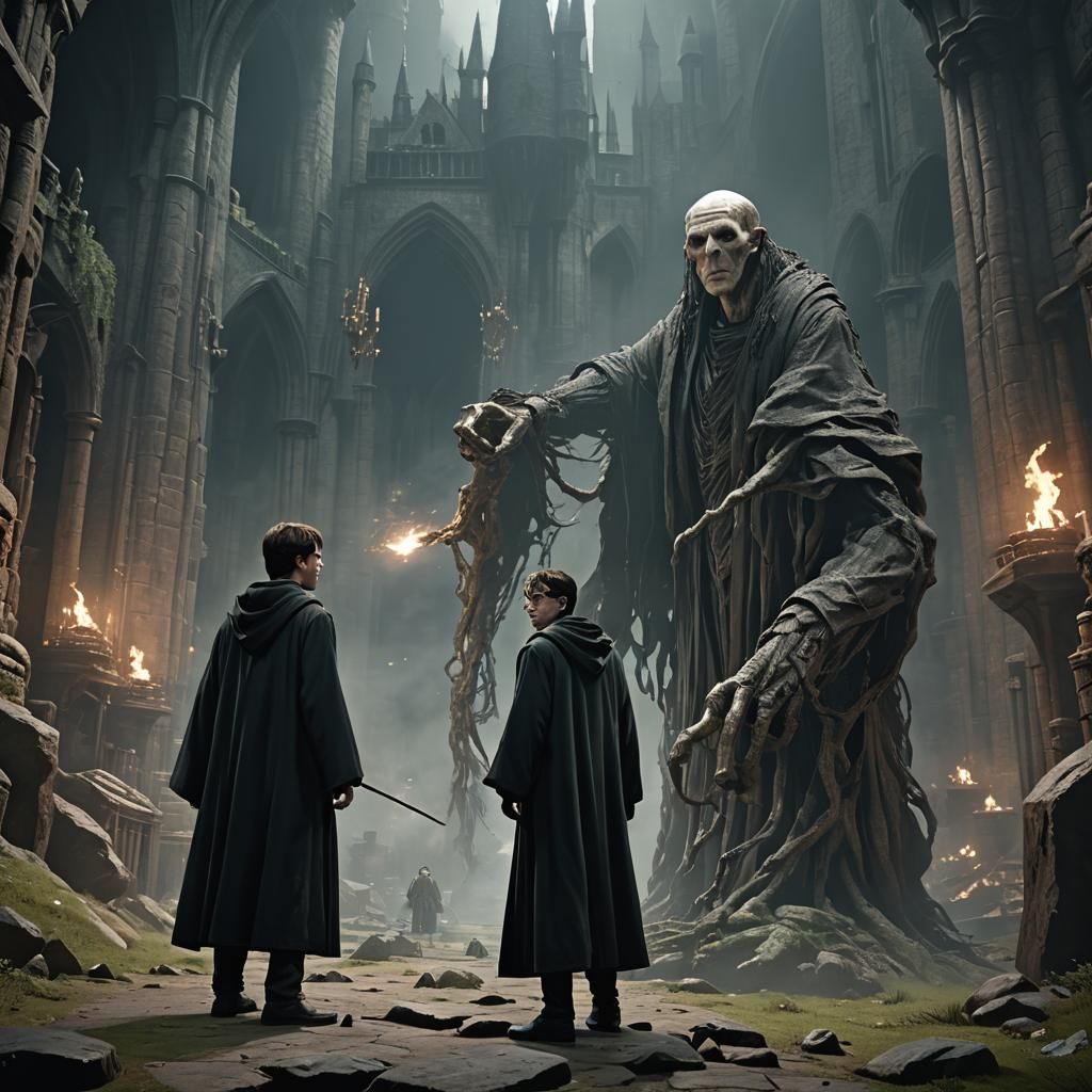 Harry Potter vs Voldemort: 3D Cinematic Game Art