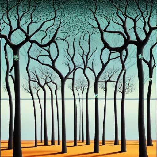Abstract Fractal Tree Design