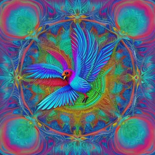 Psychedelic Avian Metamorphosis