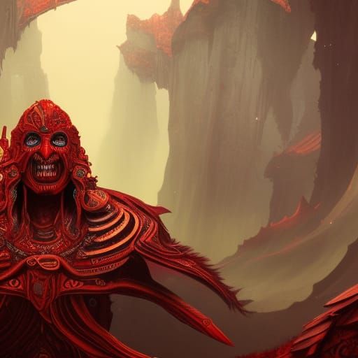 Fantastical Crimson King Concept Art