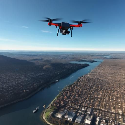 Drone Flying Overhead