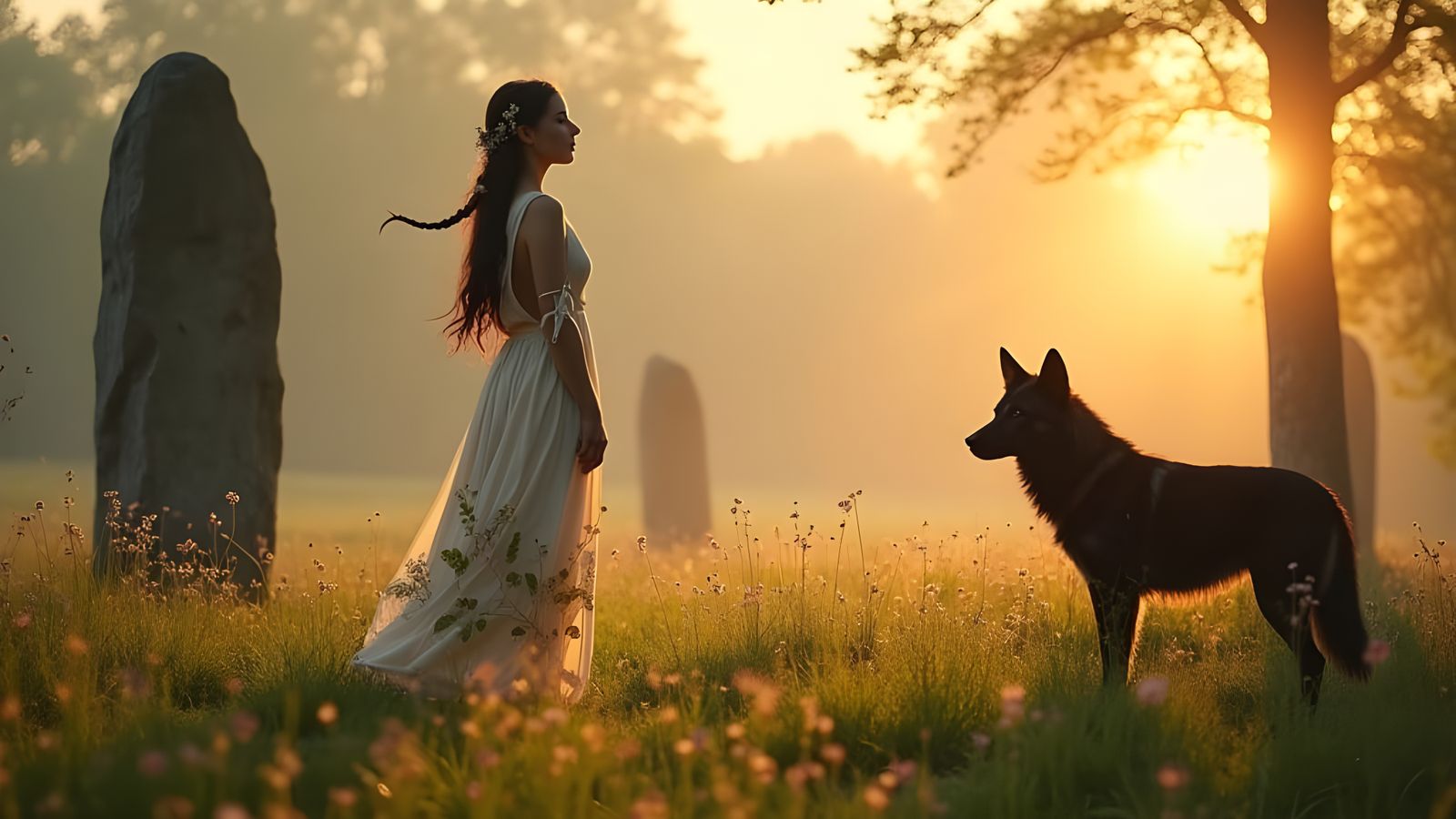 Ancient Goddess Awakens in Spring Bloom