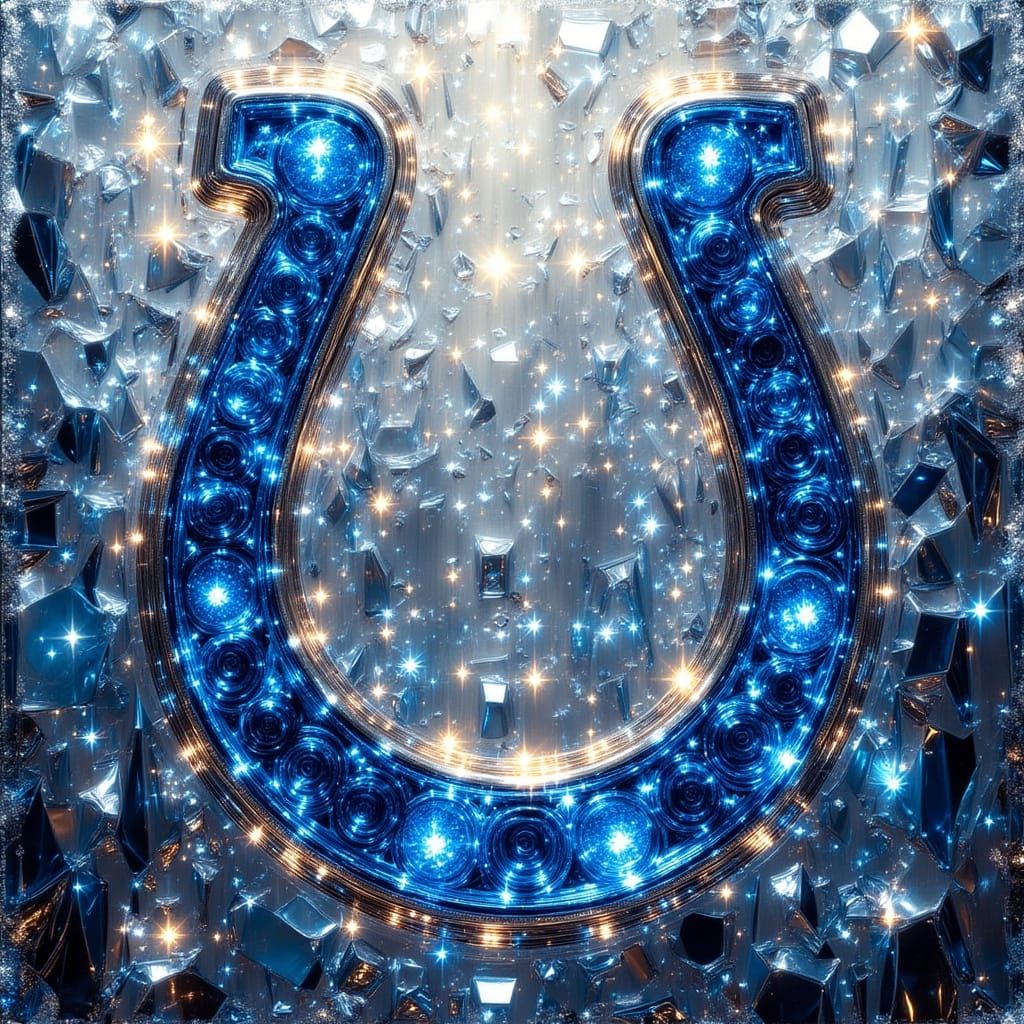 Indianapolis Colts Logo with Art Nouveau & Futuristic Flair