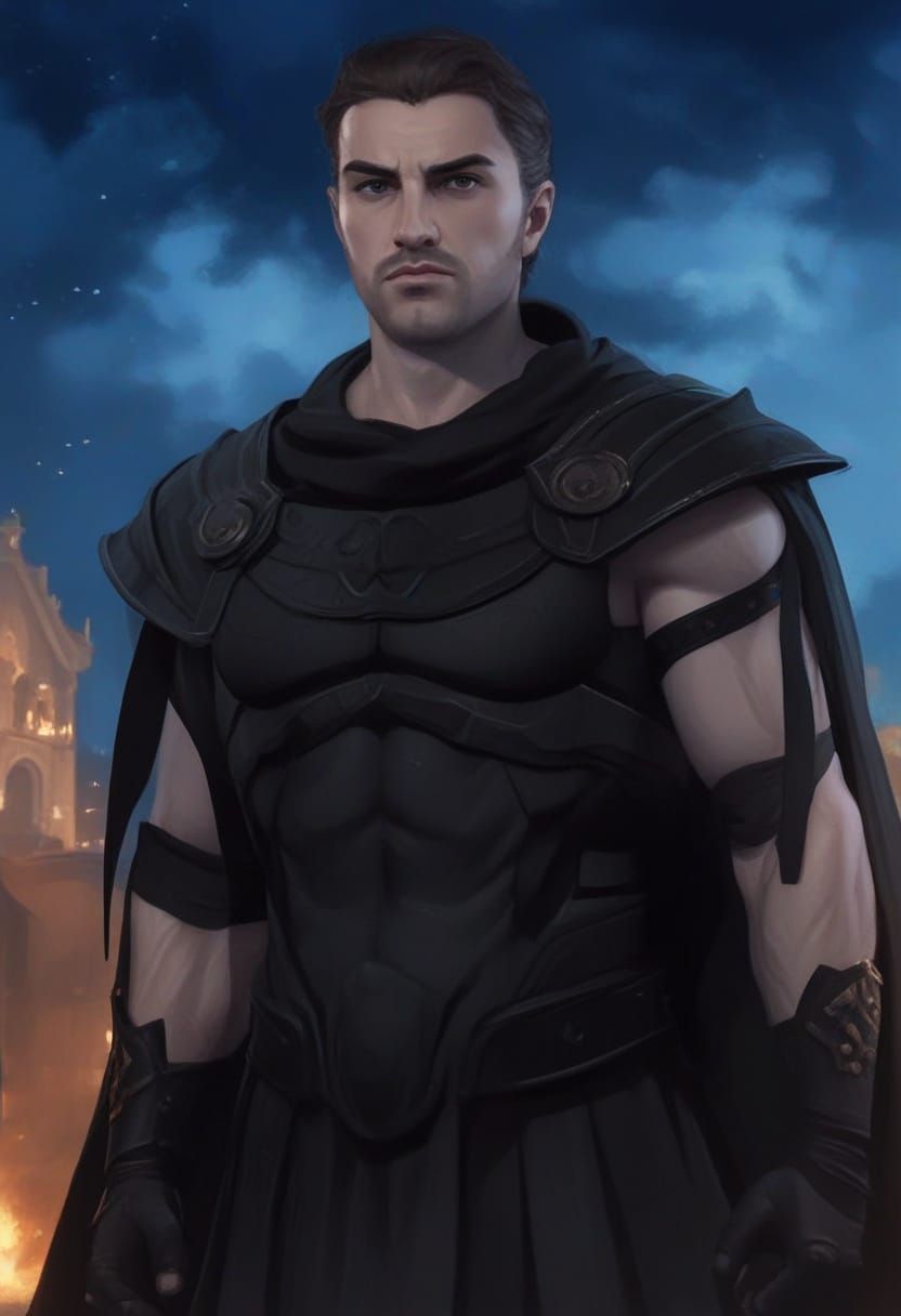 Ethereal Ares from Blood of Zeus in Whimsical Fantasy Style