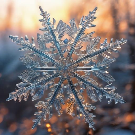 Generated Snowflake Image