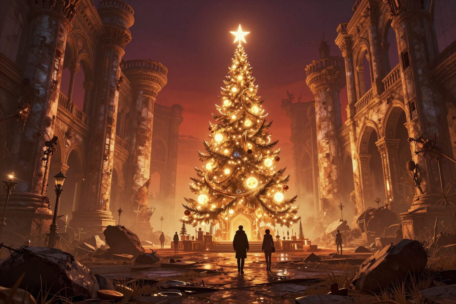 Christmas Love in a Post-Apocalyptic Fantasy World