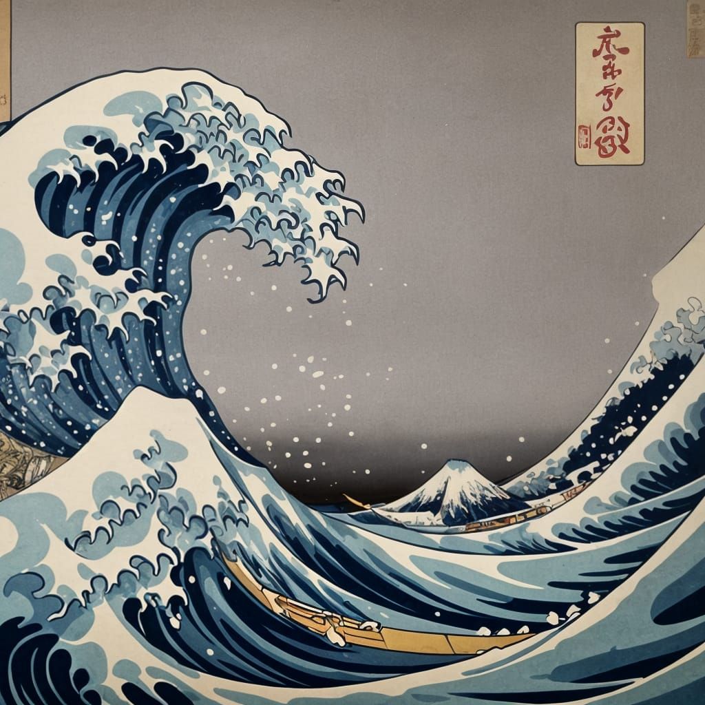 The Great Wave off Kanagawa by Katsushika Hokusai
