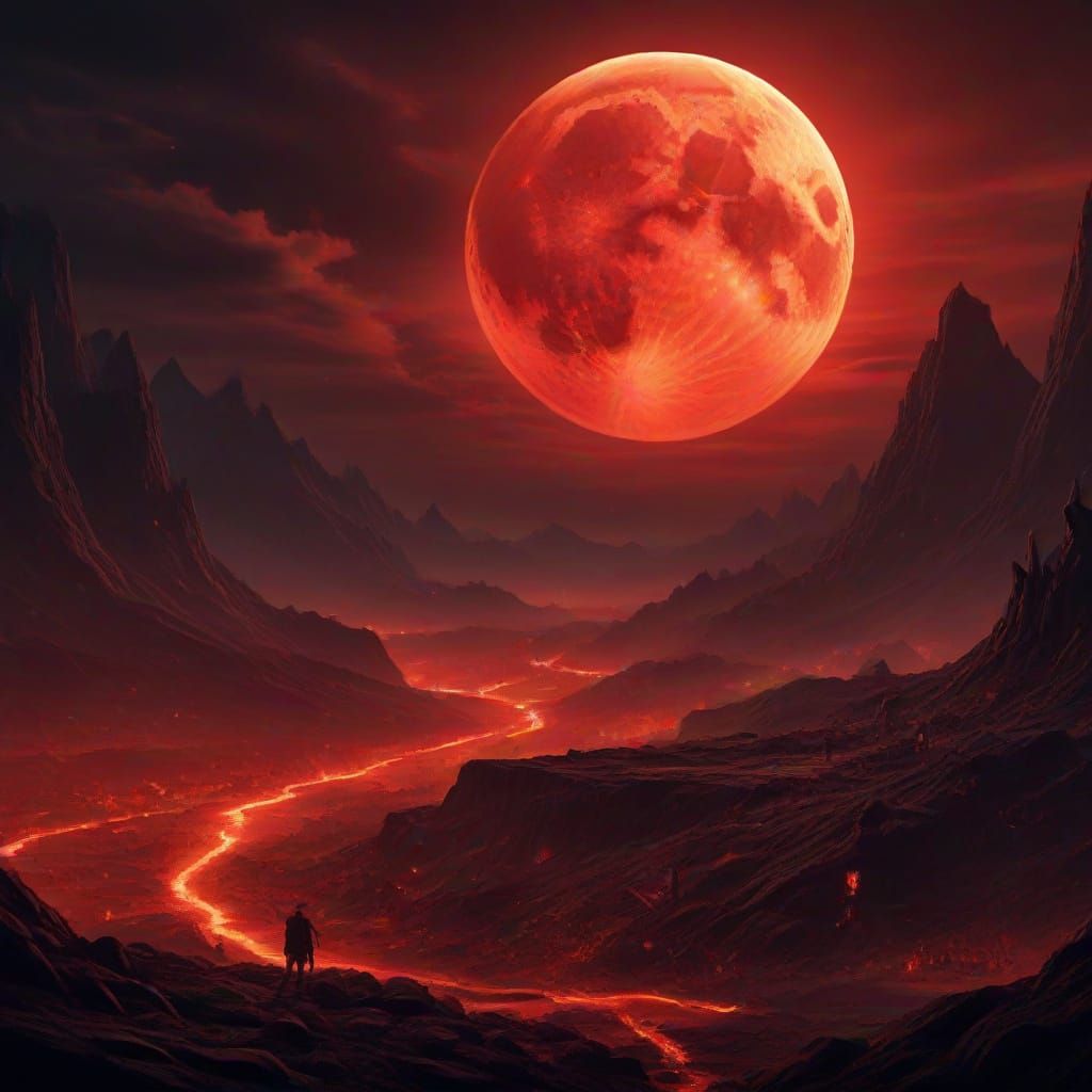 Hellscape Under Blood Moon