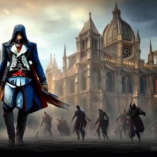 Epic Christian Cathedral in Detailed Matte Painting