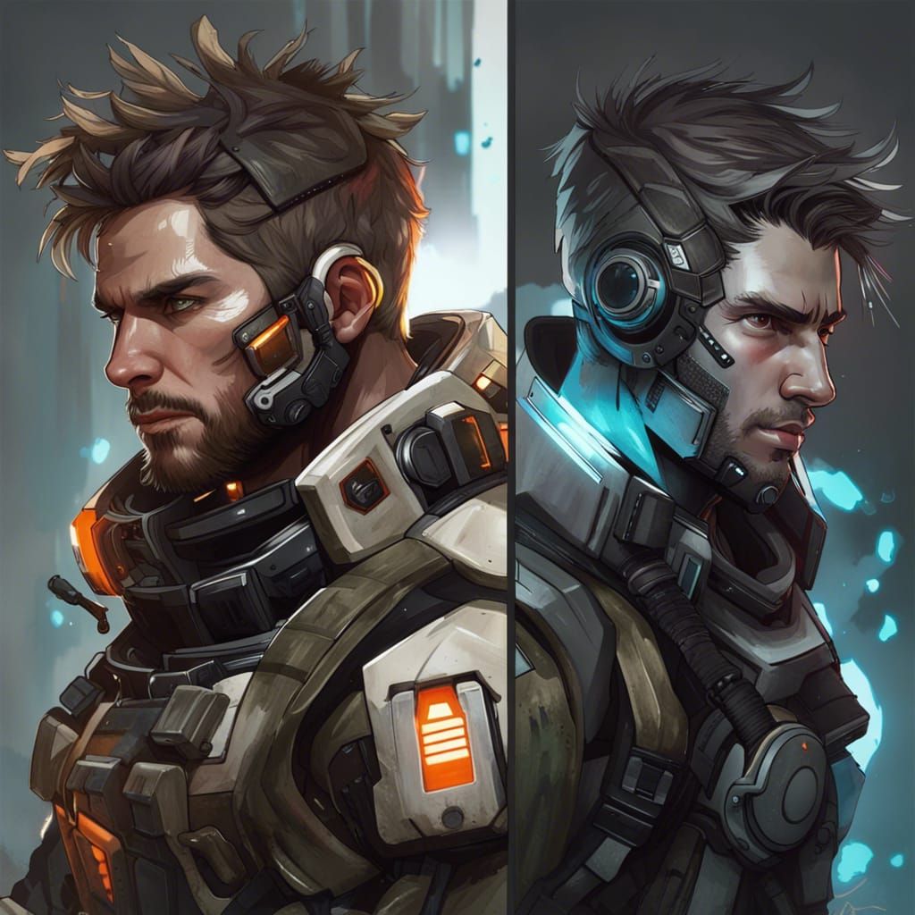 Titanfall 2 Pilot Portrait in Artgerm Style