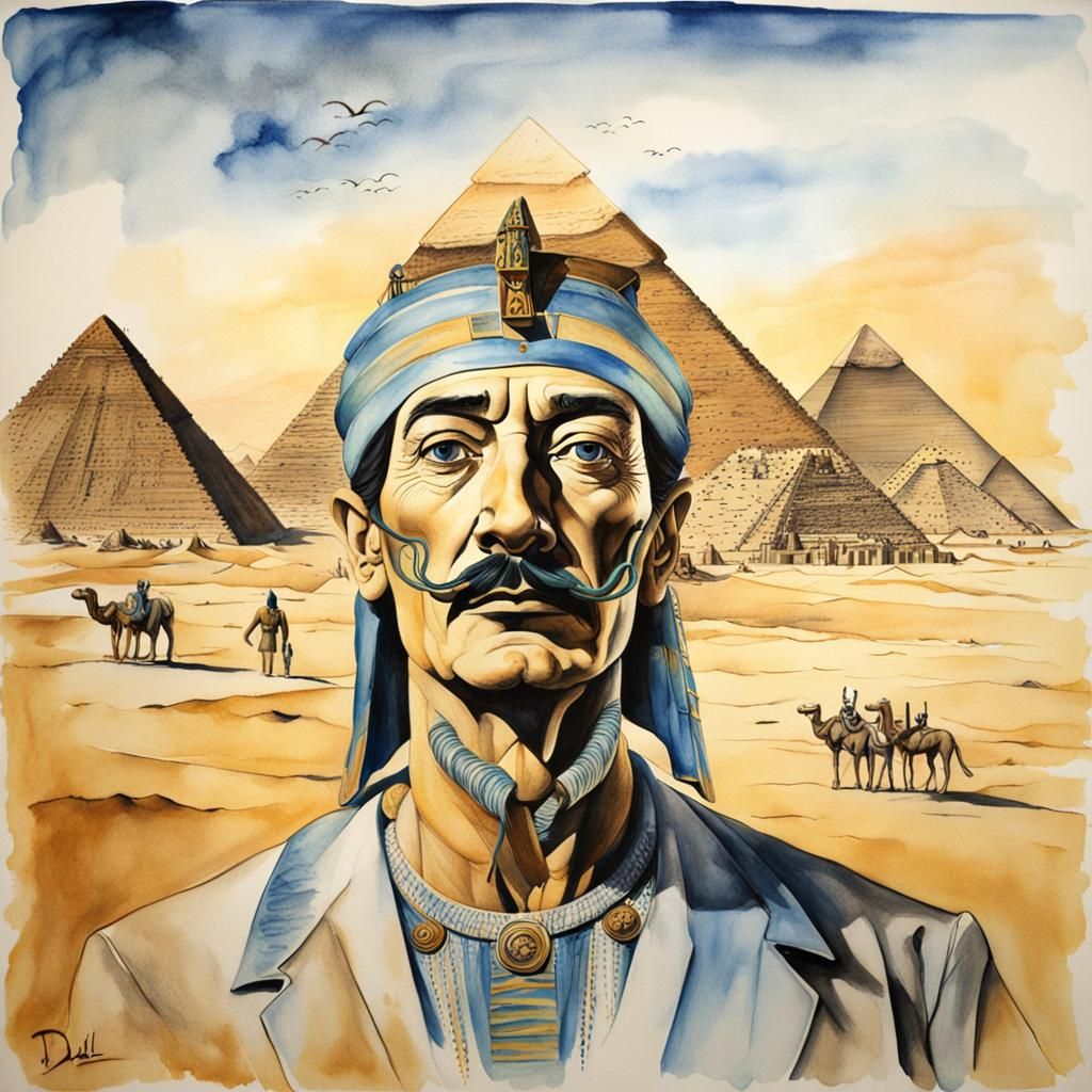 Dalí en Egipto